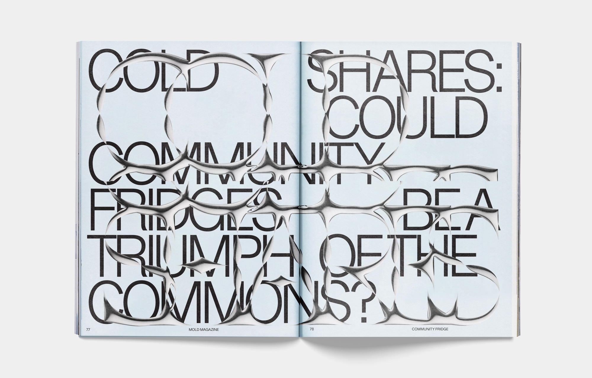 Spread detail from Mold Magazine Issue 002.