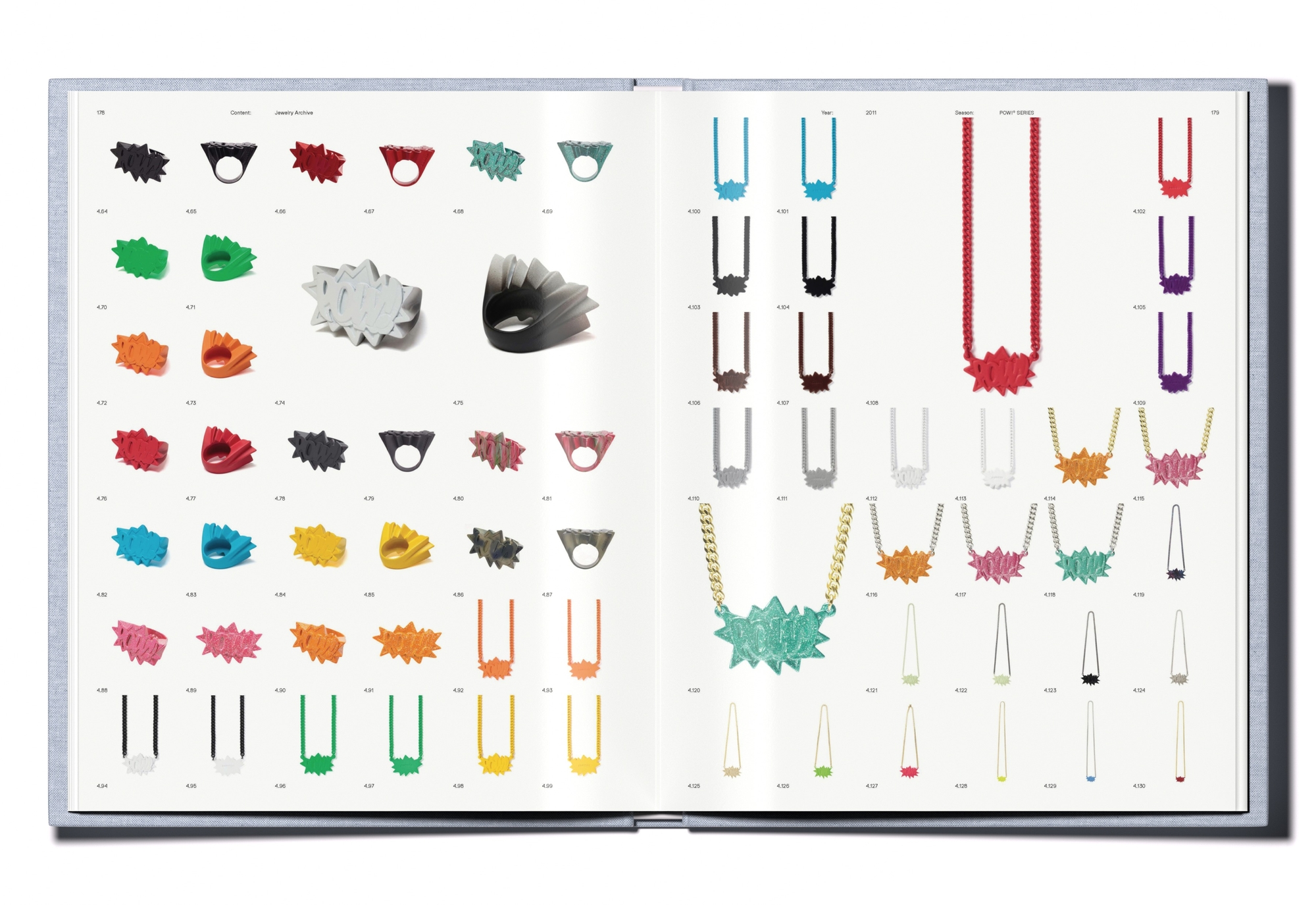 Jewelry archive spread from the AMBUSH monograph
